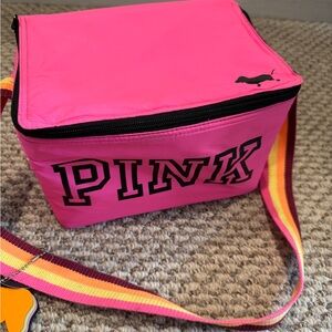 Victoria's Secret Pink Bag with Multicolor Strap